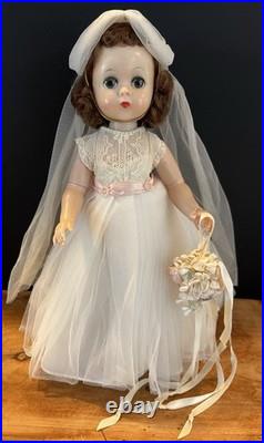 11 Vintage Madame Alexander Lissy Bride Doll 1950's Tagged Outfit Excellent