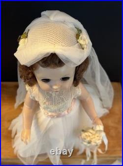 11 Vintage Madame Alexander Lissy Bride Doll 1950's Tagged Outfit Excellent