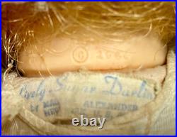 12 1964 Vintage Madame Alexander Musical Sugar Darlin 7 in Original Dress