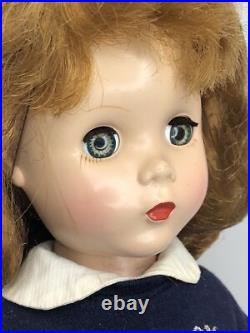 14.5 Vintage Madame Alexander Annabelle Doll HP Original Outfit, Redhead #ME