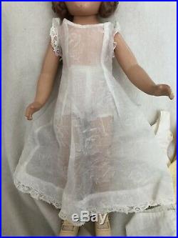 14 Wendy Ann Composition Bride Doll Tagged Madame Alexander Vintage