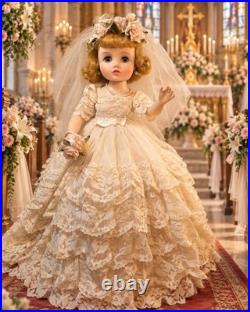 15 Vintage 1960s Rare Madame Alexander Original Elise Jointed Bride