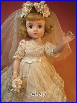 15 Vintage 1960s Rare Madame Alexander Original Elise Jointed Bride