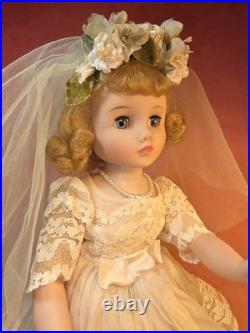 15 Vintage 1960s Rare Madame Alexander Original Elise Jointed Bride