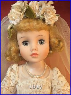 15 Vintage 1960s Rare Madame Alexander Original Elise Jointed Bride