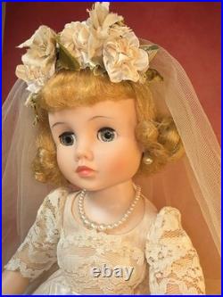 15 Vintage 1960s Rare Madame Alexander Original Elise Jointed Bride