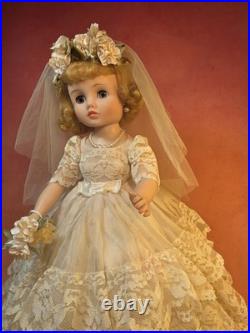 15 Vintage 1960s Rare Madame Alexander Original Elise Jointed Bride