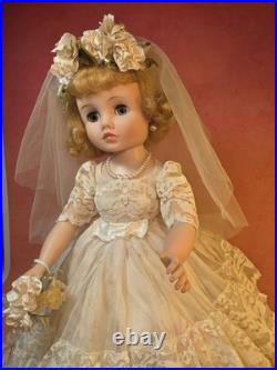 15 Vintage 1960s Rare Madame Alexander Original Elise Jointed Bride