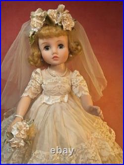 15 Vintage 1960s Rare Madame Alexander Original Elise Jointed Bride