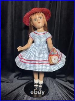 17 Madame Alexander 1938-44 Composition Wendy Ann Doll withTagged Outfit