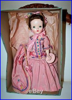 18 EXTREMELY RARE in BOX Vintage Madame Alexander Cissy faced Agatha 1954