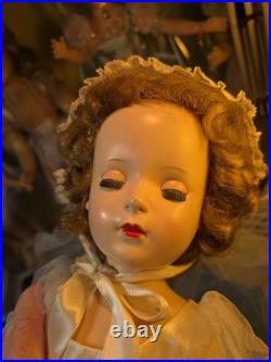 18 Vintage Madame Alexander Wendy Bride Walker Doll All Original