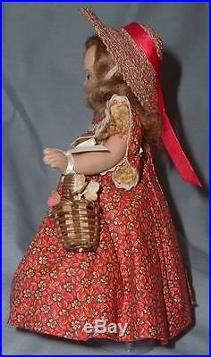 1930's MADAME ALEXANDER 7 COMPOSITION DOLLLITTLE NELLMINT N BOX WITH BROCHURE