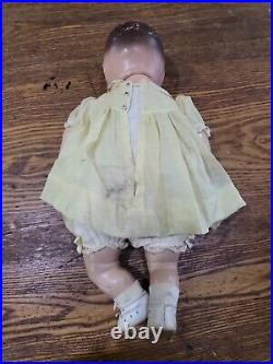 1930's Madame Alexander 16 1/2 Dionne Quintuplet Baby Doll