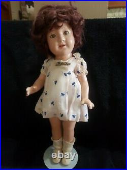 1930's Madame Alexander 17 Jane Withers Doll All Original with Pin