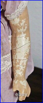 1930's Madame Alexander Wendy Composition Doll 15 Lt Brown Hair Blue Sleep Eyes