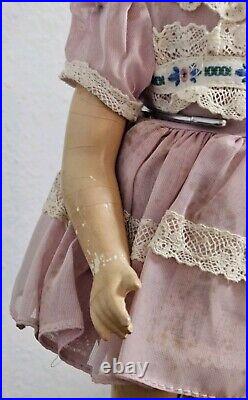 1930's Madame Alexander Wendy Composition Doll 15 Lt Brown Hair Blue Sleep Eyes