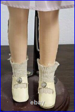 1930's Madame Alexander Wendy Composition Doll 15 Lt Brown Hair Blue Sleep Eyes