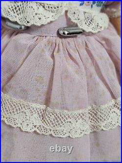 1930's Madame Alexander Wendy Composition Doll 15 Lt Brown Hair Blue Sleep Eyes