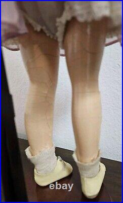 1930's Madame Alexander Wendy Composition Doll 15 Lt Brown Hair Blue Sleep Eyes