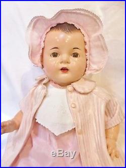 1935 Madame Alexander RARE 24 Dionne Quint Quintuplet Yvonne Compo Baby Doll