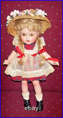 1937 MADAME ALEXANDER 13 McGUFFEY ANA DOLL ALL ORIGINAL XLNT COND FREE SHIPPING