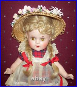 1937 MADAME ALEXANDER 13 McGUFFEY ANA DOLL ALL ORIGINAL XLNT COND FREE SHIPPING
