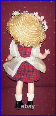 1937 MADAME ALEXANDER 13 McGUFFEY ANA DOLL ALL ORIGINAL XLNT COND FREE SHIPPING