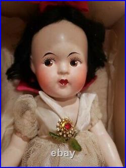 1937 Madame Alexander 13 Composition Snow White Doll in Box