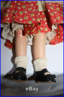 1937 Vintage Madame Alexander 13 Kate Greenaway Comosition Doll