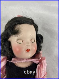 1938 Madame Alexander Snow White Doll 16 Composition Original Clothes Shoes