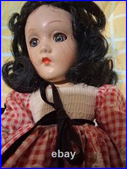 1939 MADAME ALEXANDER SCARLET OHARA COMPOSITION DOLL 11 Tall RARE