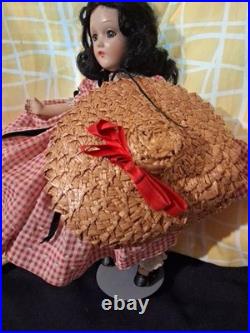 1939 MADAME ALEXANDER SCARLET OHARA COMPOSITION DOLL 11 Tall RARE