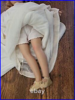1940's Madame Alexander 21 Composition Portrait Doll with Heavy eye Makeup