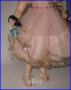 1948 Madame Alexander Karen Ballerina in Pink Dress 17 Stunning Rare &Wrist Tag