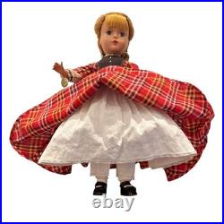 1948 Madame Alexander Meg Little Women Hard Plastic Doll Original Costume 14