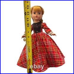 1948 Madame Alexander Meg Little Women Hard Plastic Doll Original Costume 14