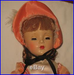1949-50 Madame Alexander 14.5 HP Margaret Face Godey Lady Doll NM MS20