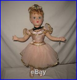1949-51 Madame Alexander 18 HP Margaret Face Nina Ballerina Doll NM MS18