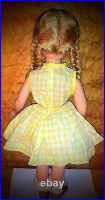 1950 20 inch Madame Alexander Polly Pigtails Maggie Walker doll