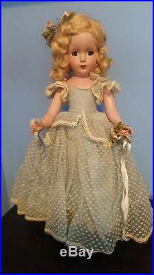 1950 Madame Alexander Princess Margaret Rose Hard Plastic Doll