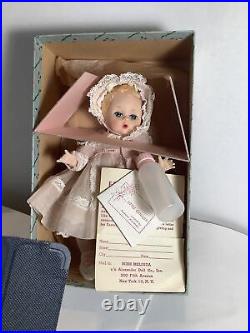 1950's 7.5 Madame Alexander Doll, LITTLE GENIUS, With Original Box Mint