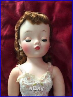1950's Antique Madame Alexander 20 CISSY Doll wearing lace chemise