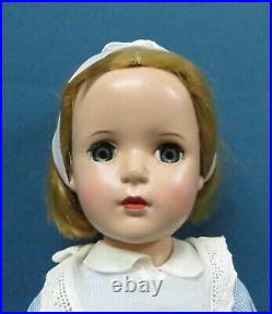1950's Hard Plastic 17 Alice in Wonderland Doll Madame Alexander Margarete Face