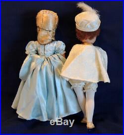 1950's Madame Alexander 14 CINDERELLA & PRINCE CHARMING. Dolls All Original