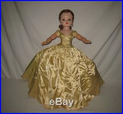 1950's Madame Alexander 20 H. Plastic & Vinyl Cissy Doll in Original Gown MZ36