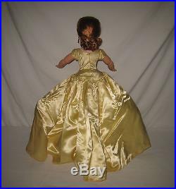 1950's Madame Alexander 20 H. Plastic & Vinyl Cissy Doll in Original Gown MZ36