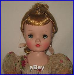 1950's Madame Alexander 20 Plastic & Vinyl Cissy Doll in Tagged Dress MY12
