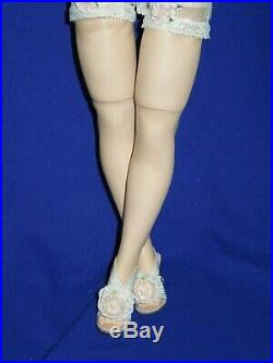 1950's Madame Alexander 20 blonde Basic Cissy doll + new chemise and mules