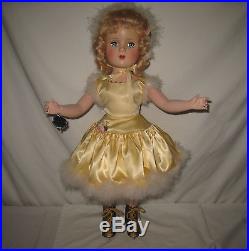 1950's Madame Alexander 21 Hard Plastic Margaret Face Babs Skater Doll NM MJ25